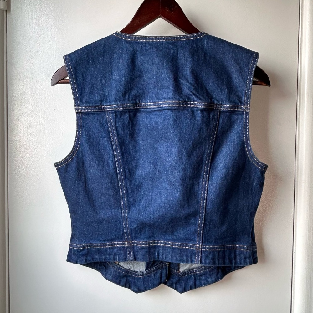New Veronica Beard Valeria Denim Vest - Picture 5 of 11